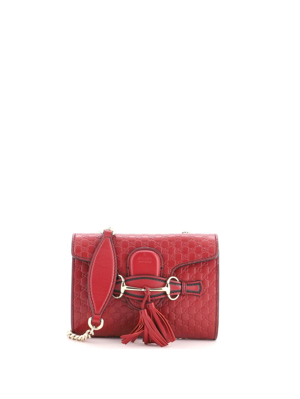 Emily Chain Flap Bag Microguccissima #351763G77B